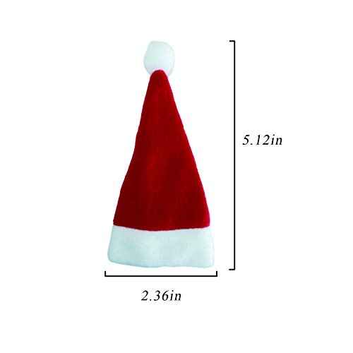 Mini Santa Hats, Cup Bottle Covers, Silverware Holders for Crafts
