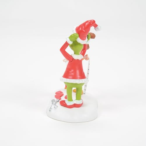 Department 56 Dr. Seuss Grinch Village Santy Suit Figurine, 3.6 Inch