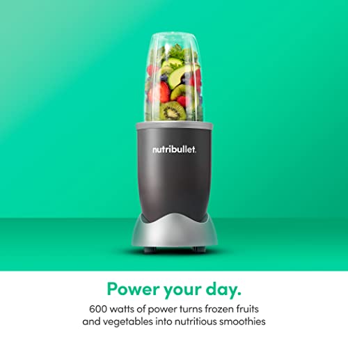 NutriBullet Personal Blender Dark Gray 24oz, 700W Power for Smoothies & Food Prep
