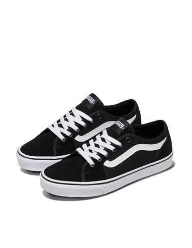 Vans Men's Filmore Decon Sneakers - Black White, Size 10