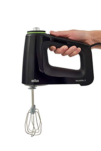 Braun MultiMix 5 Hand Mixer Black, 350W, 9-Speed Turbo, SmartMix Technology
