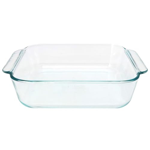 2 Qt Clear Square Glass Baking Dish - Oven & Microwave Safe