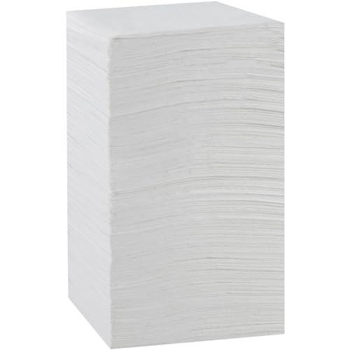 Georgia-Pacific Dixie 1-Ply Beverage Napkins - 8 Pack, White, 500 Napkins Per Pack, 4,000 Total - Disposable, Absorbent, Commercial Use