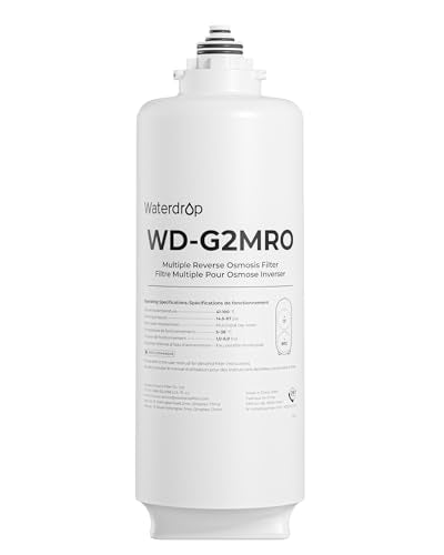 Waterdrop G2MRO Filter Replacement for G2 & G2MNR Reverse Osmosis System