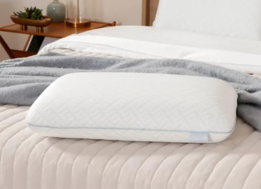 Cooling Memory Foam Pillow with Removable Cover - Rejuvenating Sleep
