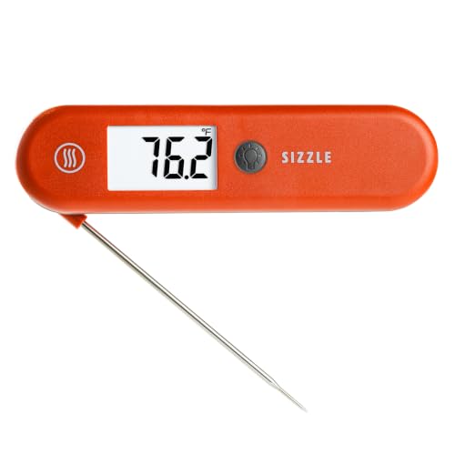Cayenne Pepper Red ThermoWorks Sizzle Digital Meat Thermometer Waterproof 2-Second