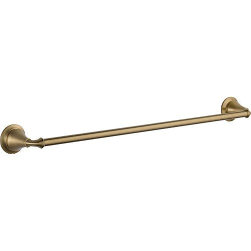 24 Inch Champagne Bronze Towel Bar - Wall-Mounted Bathroom & Kitchen Towel Rack