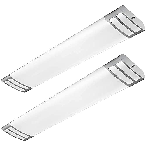 ANTLUX 4ft LED Flush Mount Linear Lights 40W 4500lm Kitchen Light
