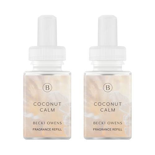 Pura Diffuser Refill - Coconut Calm, 2 Pack | Long-Lasting Home Fragrance