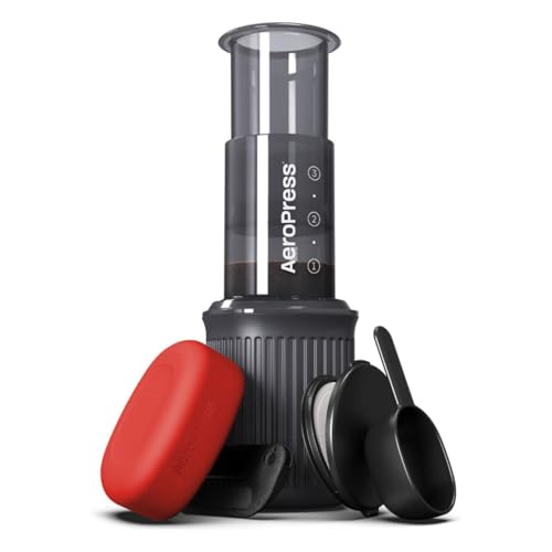 AeroPress Go Portable Coffee Maker Kit Grey – Travel Espresso & Cold Brew System