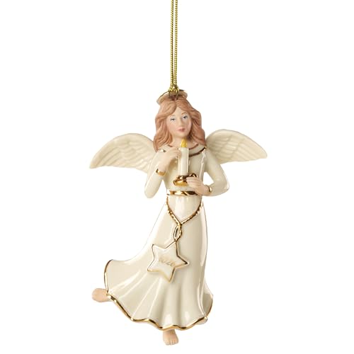 Lenox 2026 Heavenly Angel Ornament - Hand-Painted Porcelain Holiday Decor