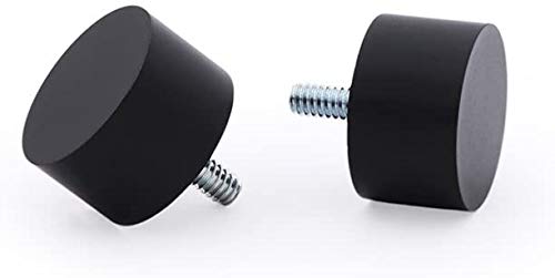 Ivilon Extendable Curtain Rod for Windows 120-240 Inch Black 1-Inch Diameter
