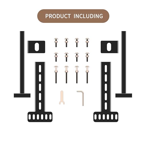 Headboard Brackets for Metal Bed Frame, Adjustable Universal with