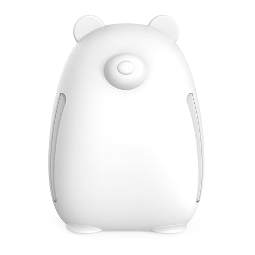 Pure Enrichment PureBaby Bear White HEPA Air Purifier with UV-C Nightlight