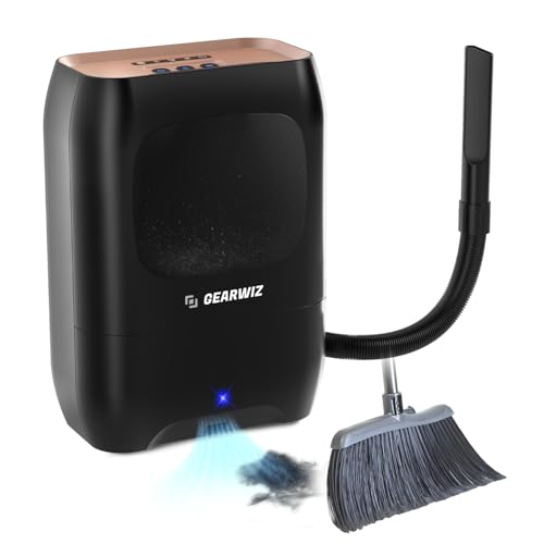 Gearwiz Touchless Electric Vacuum Dustpan with Nozzle – Hands-Free Floor Cleaner