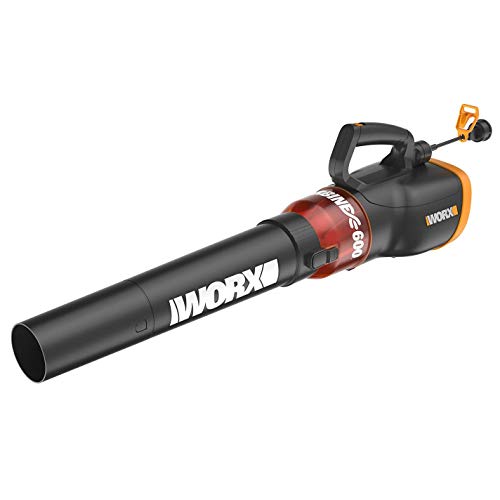 Electric Leaf Blower 12 Amp, 600 CFM & 110 MPH, Lightweight Yard Cleanup Tool