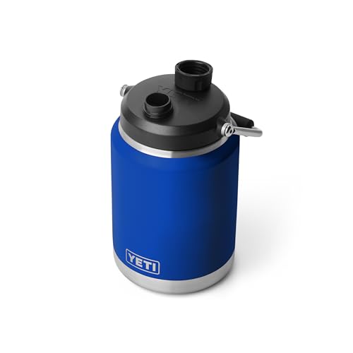 YETI Rambler Half Gallon Jug 2.0 Vacuum Insulated Leakproof Stainless Steel Royal Blue