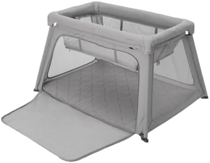 Baby Travel Crib Fitted Sheet 2-Pack - Breathable Cotton for 2024 Deluxe Model