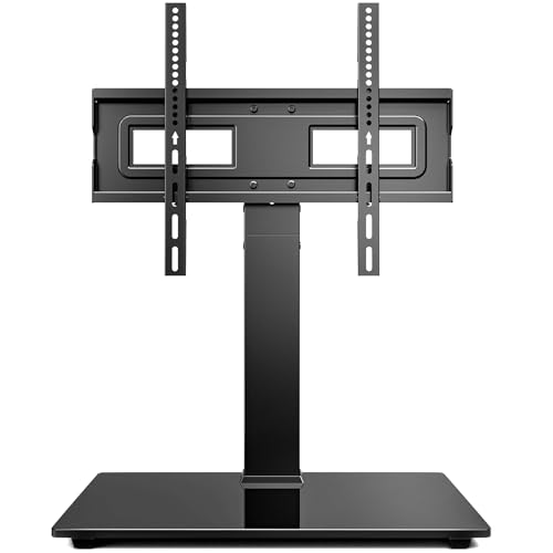 32-75 Inch Universal Swivel & Tilt TV Stand Base for Heavy TVs - HOLMAXD