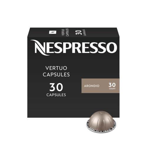 Nespresso Vertuo Arondio Gran Lungo Coffee Pods 30 Count - Medium Roast, Long Black Coffee