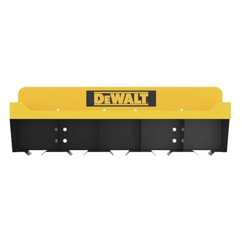 Heavy-Duty Tool Organizer Shelf for Power Tools - 5 Slots, 100lb Capacity - Includes Variation of 5 Tool Storage Shelf