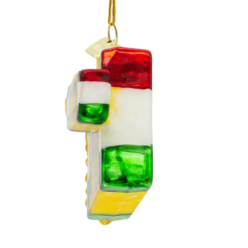 Kurt Adler Noble Gems Glass Pasta Boxes Ornament - Whimsical Holiday Decor