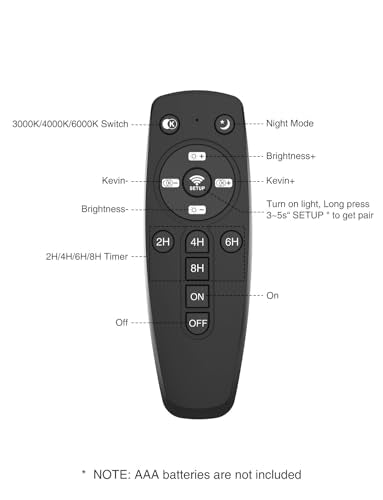 Onforu 4 Pack 7W Floor Uplights Indoor with Remote & Foot Switch, 2700-6500K Dimmable Warm White Spot Lights
