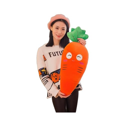 25.5" Plush Toy Soft Carrot Hugging Pillow Cute Stuffed Doll Toy Throw Pillow, Soft Stuffed Plush Toys for Kids Plush Pillow Home Decoration Gift