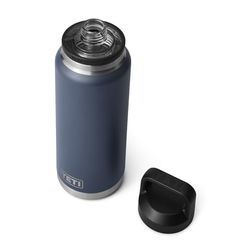 YETI Rambler 36 oz Bottle - Vacuum Insulated Stainless Steel with Leakproof Chug Cap - Navy