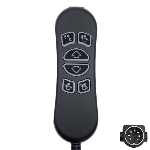Standard Version 6 Button 7 Pin Lift Chair Remote Control Replacement for Power Recliner