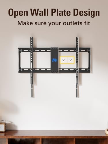 42-84 Inch Fixed TV Wall Mount for Flat & Curved Screens - Fits 16, 18, 24 Inch Studs