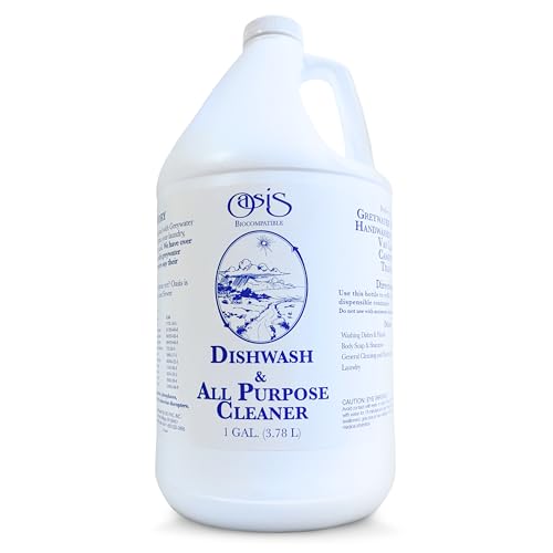 Biodegradable All-Purpose Cleaner & Dish Soap for Greywater Recycling - 1 Gallon
