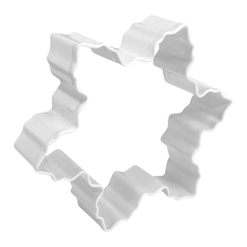 Snowflake Cookie Cutter 4in – Polyresin-Coated Stainless Steel for Cookies, Fondant & Crafts