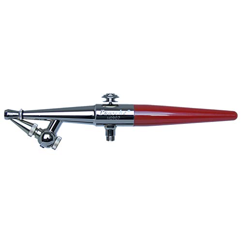 Single Action Siphon Feed Airbrush Set with Multiple Head Sizes for Hobby & Craft