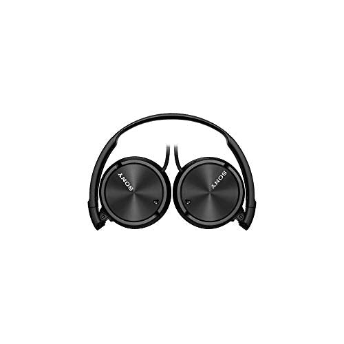 Noise Cancelling On-Ear Headphones - Sony MDR-ZX110NC Medium Black Wired