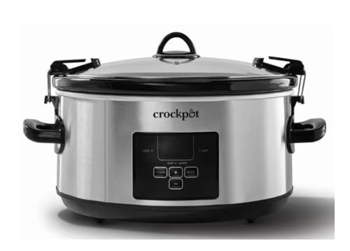 Crock-Pot 7-Quart Programmable Digital Slow Cooker with Travel Bag