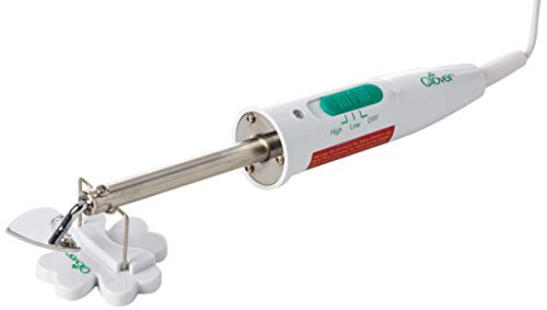 Mini Iron for Quilting & Crafting - White, with Stand & Temperature Control