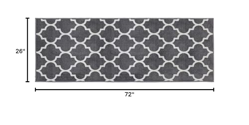 Prest-O-Fit 5-0269 Decorian 2-Piece RV Rug Set - Fossil Gray