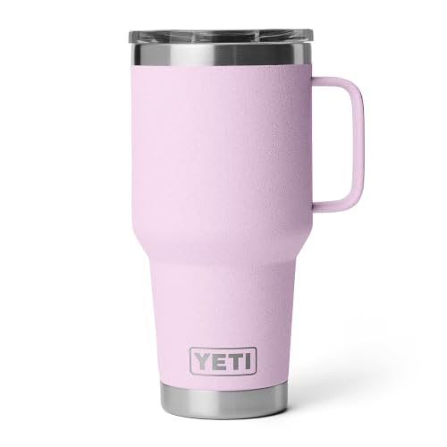 YETI Rambler 20 oz Travel Mug Cherry Blossom - Stainless Steel Vacuum Insulated with Stronghold Lid