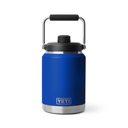 YETI Rambler Half Gallon Jug 2.0 Vacuum Insulated Leakproof Stainless Steel Royal Blue
