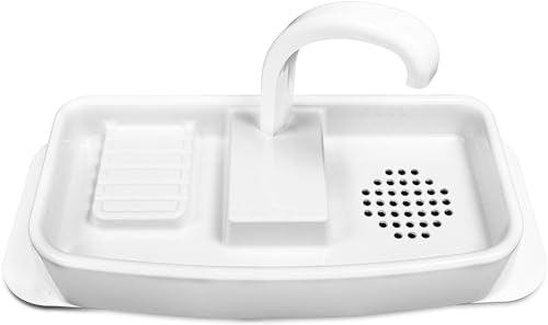 SinkTwice Toilet Tank Sink - Water-Saving Built-In Hand Wash Unit, Fits 16.8-20" Toilets