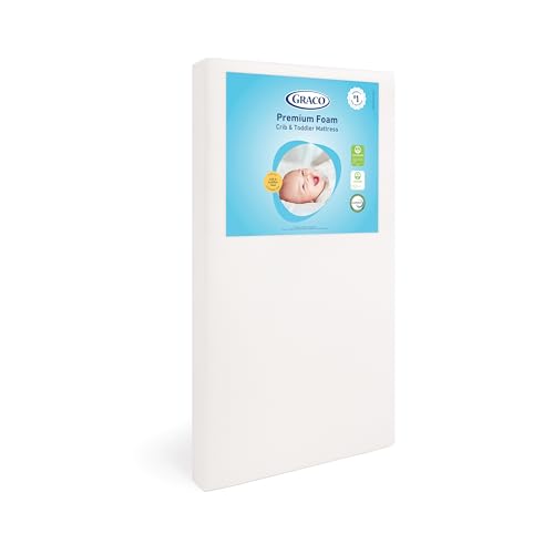 Graco Premium Foam Baby & Toddler Mattress - Waterproof, CertiPUR-US Certified
