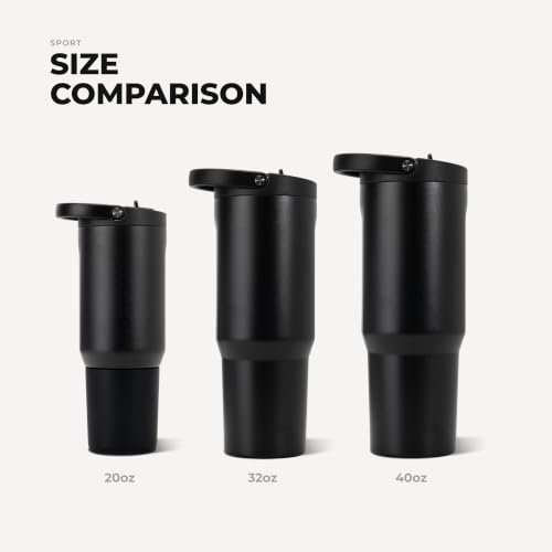 HydroJug Sport 32 oz Insulated Stainless Steel Water Bottle - Black