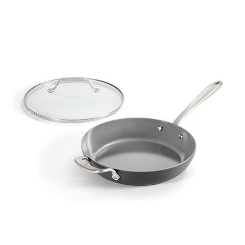 All-Clad HA1 Ceramic Nonstick 10.5-Inch Fry Pan with Lid - Induction Ready