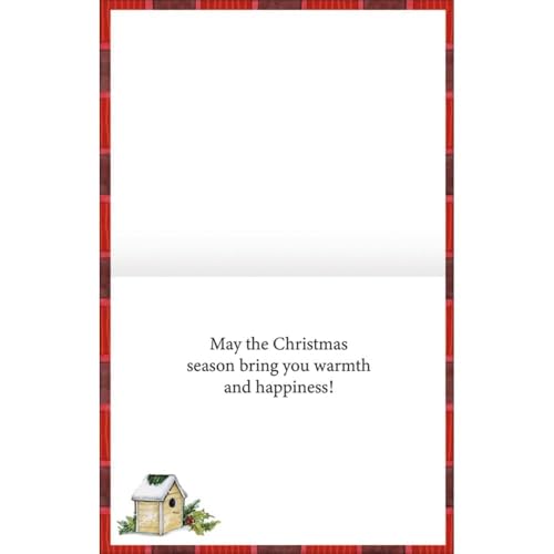Lang Home for The Holidays Assorted Christmas Cards - 18 Luxurious Linen-Embossed Holiday Greeting Cards with Envelopes