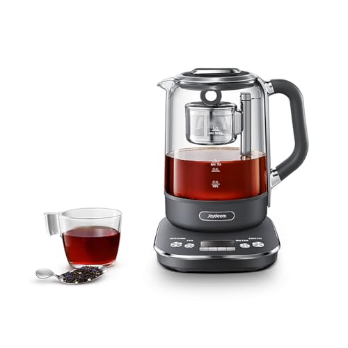 Joydeem 1.7L Electric Kettle with Auto Lift Tea Infuser & Temperature Control