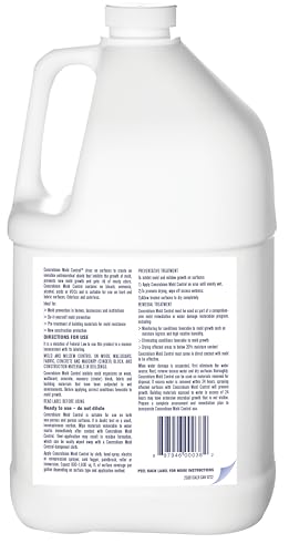 Concrobium Mold Control Refill Gallon - 128 Fl Oz, Mold & Mildew Eliminator, Odorless & VOC Free