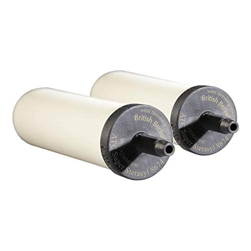 Ceramic Water Filter 0.5 Micron Super Sterasyl for Gravity Systems 2 Pack