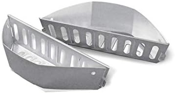 Weber Char-Basket Charcoal Briquet Holders - Set of 2 Corrosion-Resistant Fuel Baskets for 18" Grills