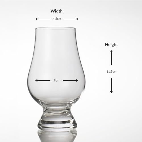 Glencairn Crystal Whiskey Glass Set of 6 - Premium Scotch & Bourbon Tasting Glasses